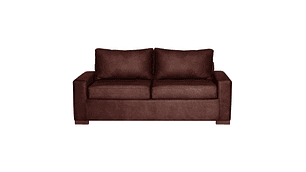 SOFA CAMA LIVORNO 2PL CUERO KENTUCKY CAFÉ MORO