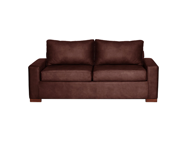 SOFA CAMA LIVORNO 2PL CUERO KENTUCKY CAFÉ MORO 1