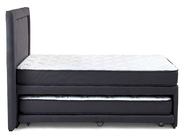 SET CAMA NIDO DRIMKIP FUNCIONAL 1 PLAZA GRIS + RESPALDO 2