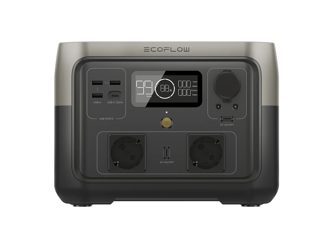 GENERADOR ECOFLOW RIVER 2 MAX 500W 512WH 2