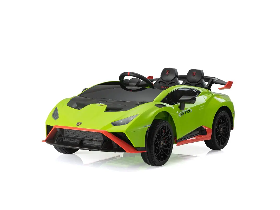 AUTO A BATERÍA LICENCIA LAMBORGHINI HURACAN DERRAPE AUTOMÁTICO VERDE 1