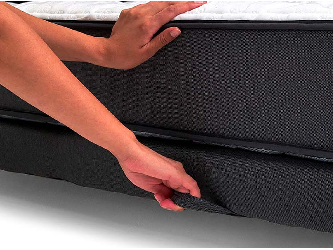 SET CAMA NIDO DRIMKIP FUNCIONAL 1 PLAZA GRIS + RESPALDO 6