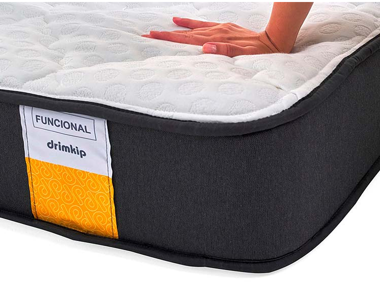 SET CAMA NIDO DRIMKIP FUNCIONAL 1 PLAZA GRIS + RESPALDO 7