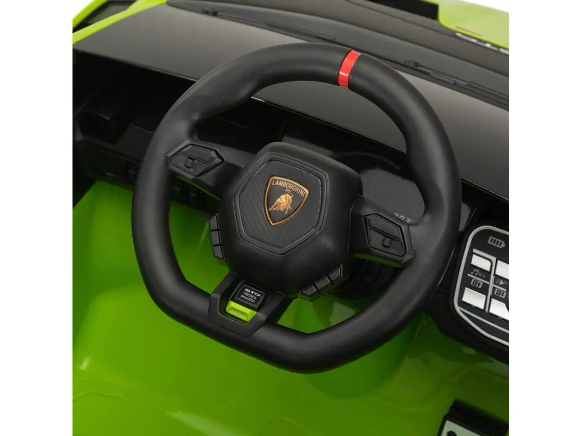 AUTO A BATERÍA LICENCIA LAMBORGHINI HURACAN DERRAPE AUTOMÁTICO VERDE 4