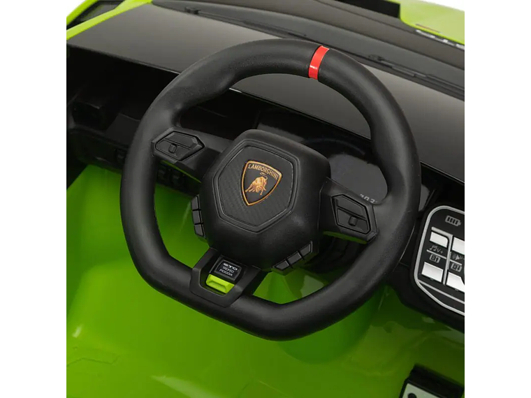 AUTO A BATERÍA LICENCIA LAMBORGHINI HURACAN DERRAPE AUTOMÁTICO VERDE 4