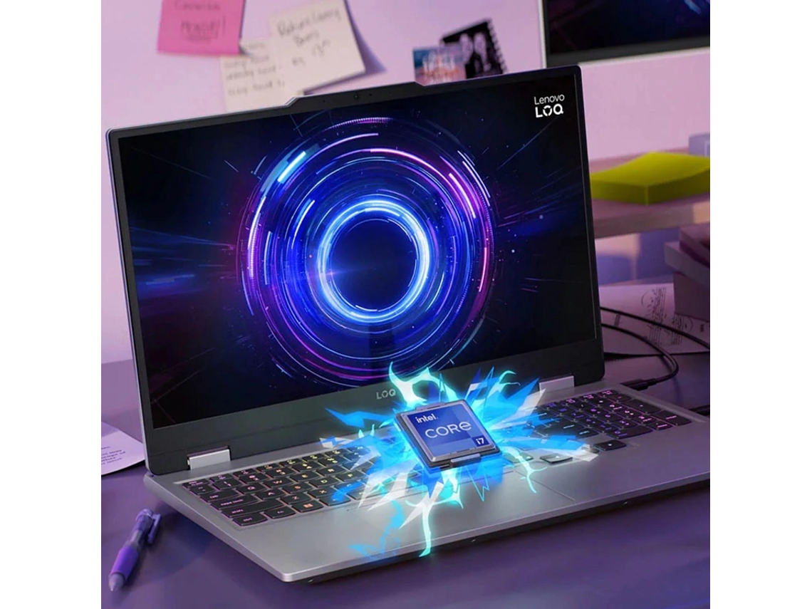 NOTEBOOK GAMER LOQ GEN10 INTEL CORE I5 16GB RAM 512GB SSD NVIDIA RTX 5060 15' 7