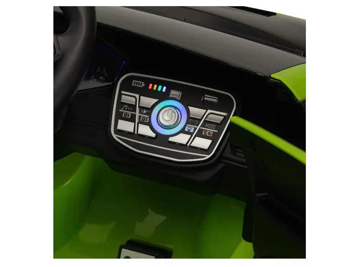 AUTO A BATERÍA LICENCIA LAMBORGHINI HURACAN DERRAPE AUTOMÁTICO VERDE 5