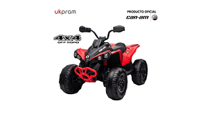 MOTO CAN-AM RENEGADE ROJO 12V 4X4