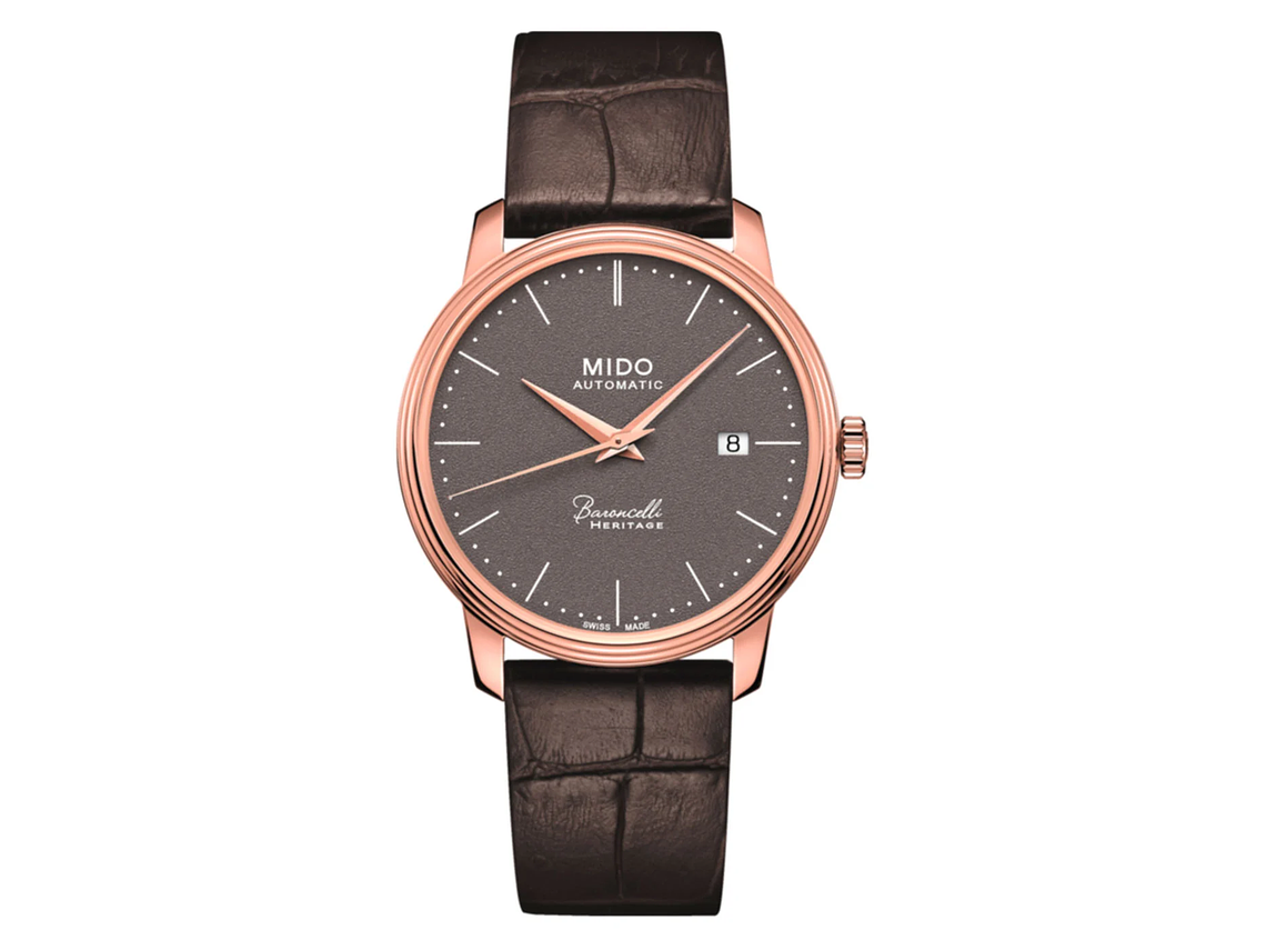 RELOJ MIDO BARONCELLI III HERITAGE CUERO 1