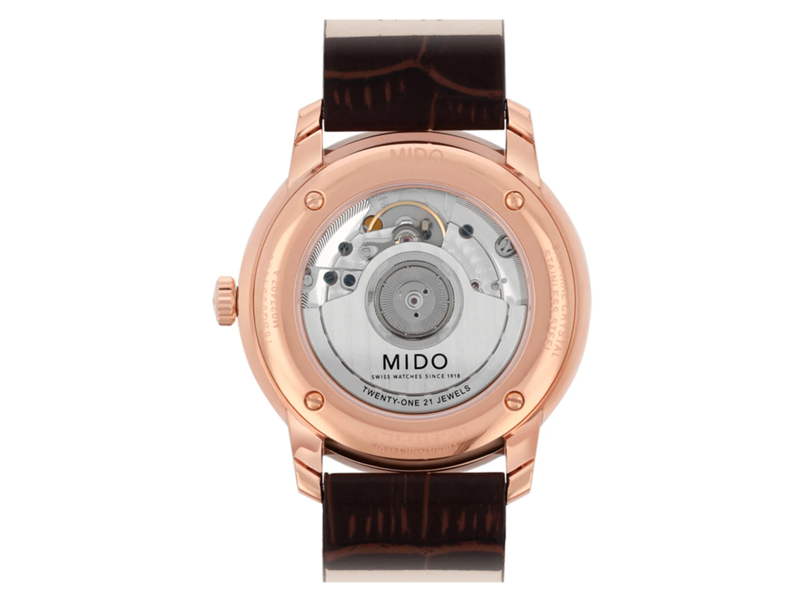 RELOJ MIDO BARONCELLI III HERITAGE CUERO 2