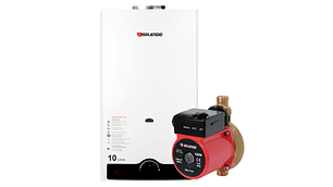 CALEFONT GAS LICUADO 10L T. NATURAL + BOMBA PRESURIZADORA