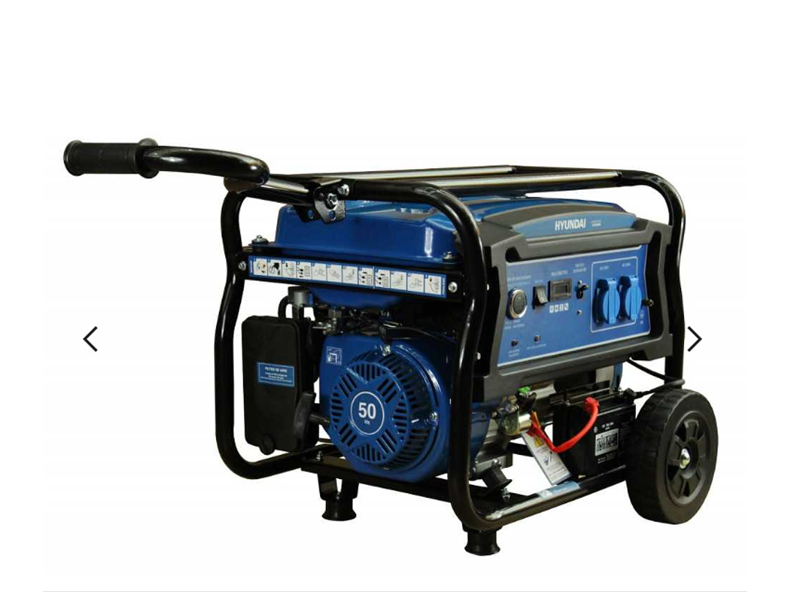 GENERADOR HYUNDAI GASOLINA 3,2/3,5KW P/ELECTRICA ABIERTO 3