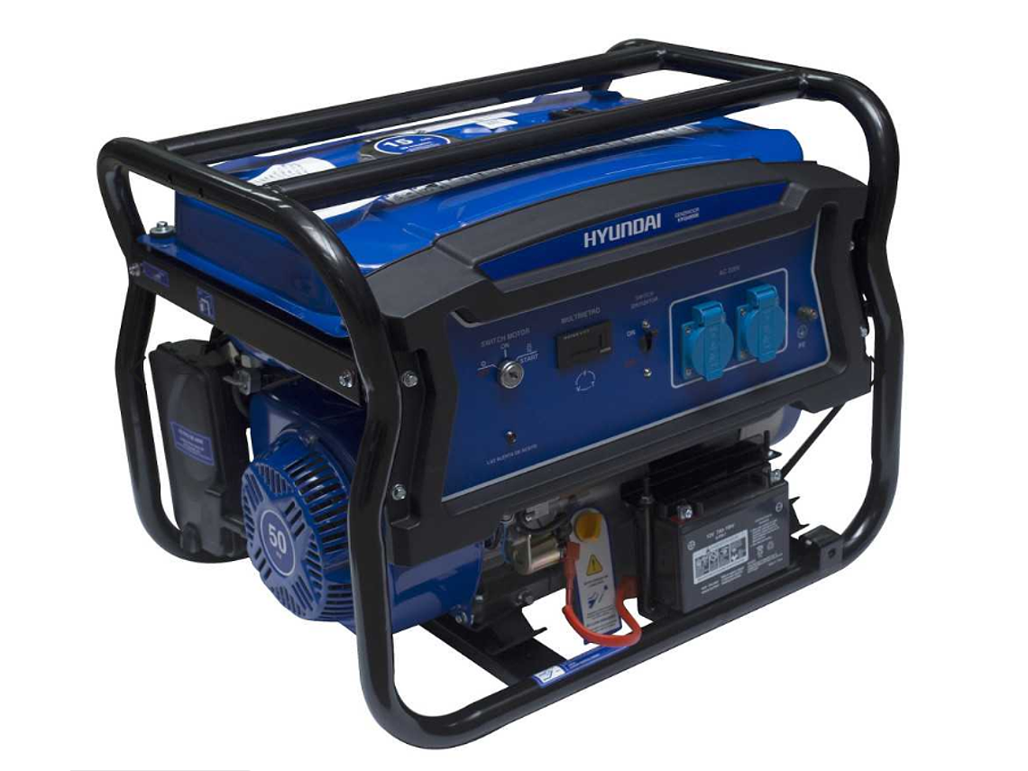 GENERADOR HYUNDAI GASOLINA 3,2/3,5KW P/ELECTRICA ABIERTO 4