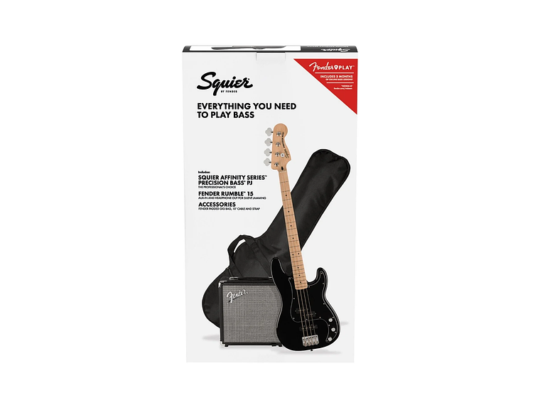 PACK SQUIER BAJO ELÉCTRICO PRECISION BASS PJ AFFINITY 1