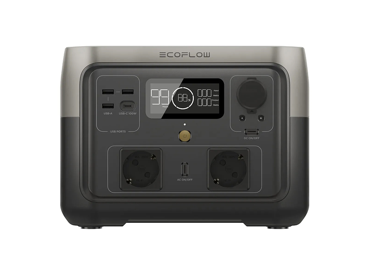 ECOFLOW GENERADOR RIVER 2 MAX 512WH + LINTERNA 3