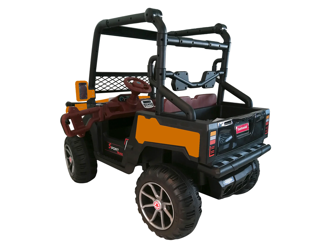 AUTO ELECTRICO BEBESIT ALL ROAD - NARANJO 2