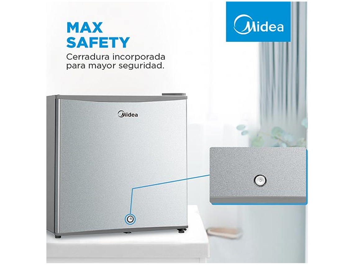 FRIGOBAR MIDEA 43 L FRÍO DIRECTO MDRD86FGE50 6
