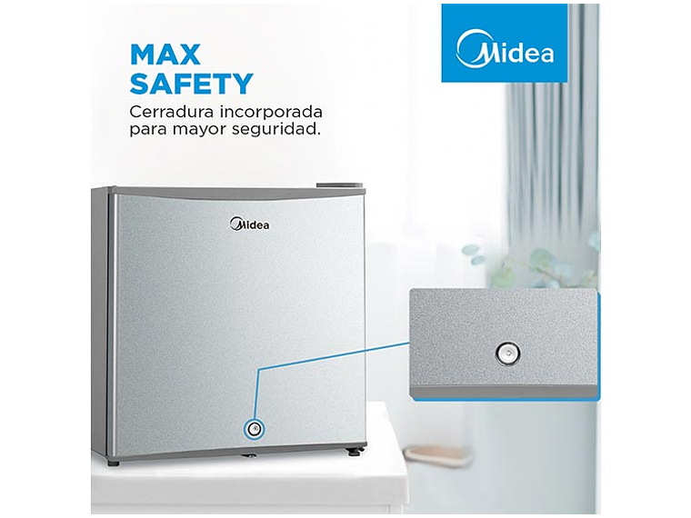 FRIGOBAR MIDEA 43 L FRÍO DIRECTO MDRD86FGE50 6