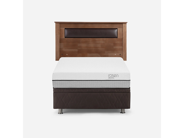 BOXET ROSEN PRATTA 1 PLAZA 90X200 CM + RESPALDO FERRARA 1