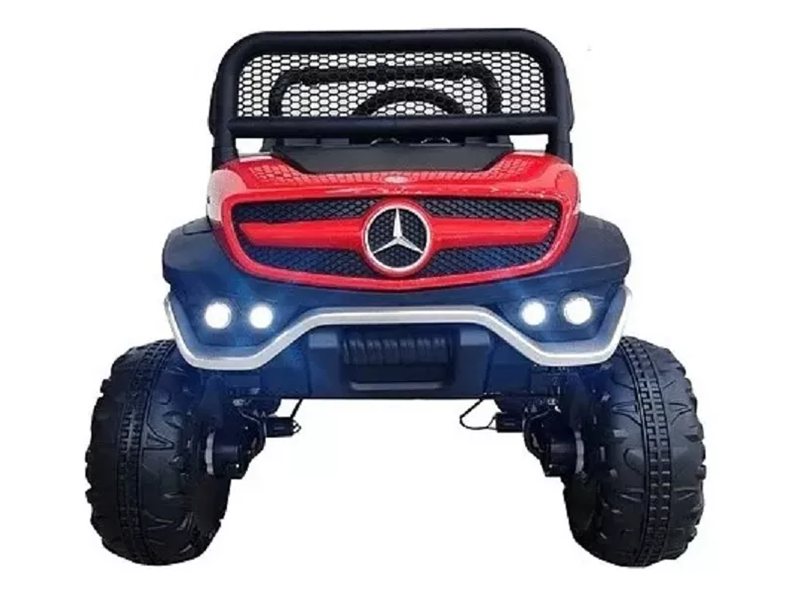 AUTO BATERÍA MERCEDES UNIMOG 4 MOTORES - KIDSCOOL - UNIMOG-BL 1
