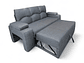 SOFA CAMA FUNCIONAL 2PZ DECO POUF LINO GRIS - Miniatura 7