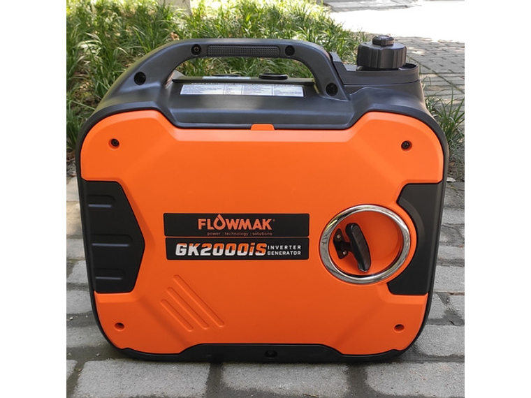 GENERADOR FLOWMAK GASOLINA GK2000IS INVERTER 220V 1800W 6
