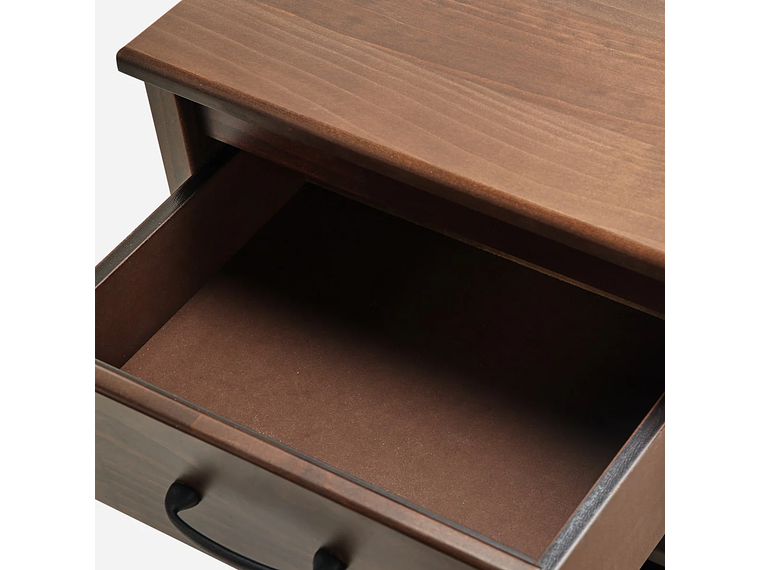 CAMA PRATTA 1 PLAZA + RESPALDO NEW BENNET Y VELADOR MAURICE 6