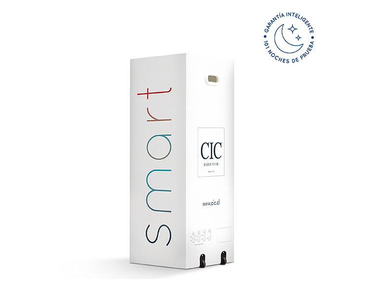 JUEGO DE DORMITORIO CIC CAMA EUROPEA SMART BD KING + SET NEW TORINO CHOCOLATE 5