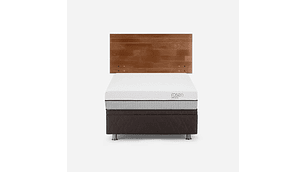 BOXET PRATTA 1 PLAZA 90X200 CM + RESPALDO TABOR