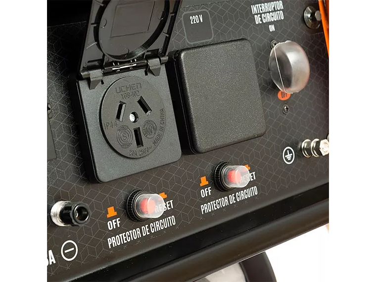 GENERADOR ELÉCTRICO A GASOLINA 5500W 13HP 4T DAEWOO GD6500E 5