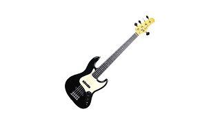 BAJO ELECTRICO TAGIMA TW-73 5 D/MG BLACK 5 CUERDAS