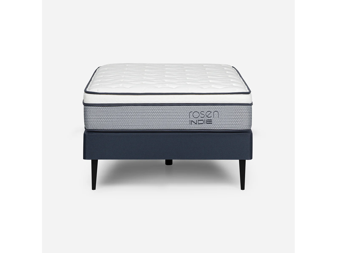 CAMA EUROPEA ROSEN INDIE 1 PLAZA PATA METALICA 90 X 200 CM 1