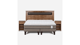 JUEGO DE DORMITORIO ROSEN CAMA EUROPEA NEW STYLE 6 KING + SET FERRARA