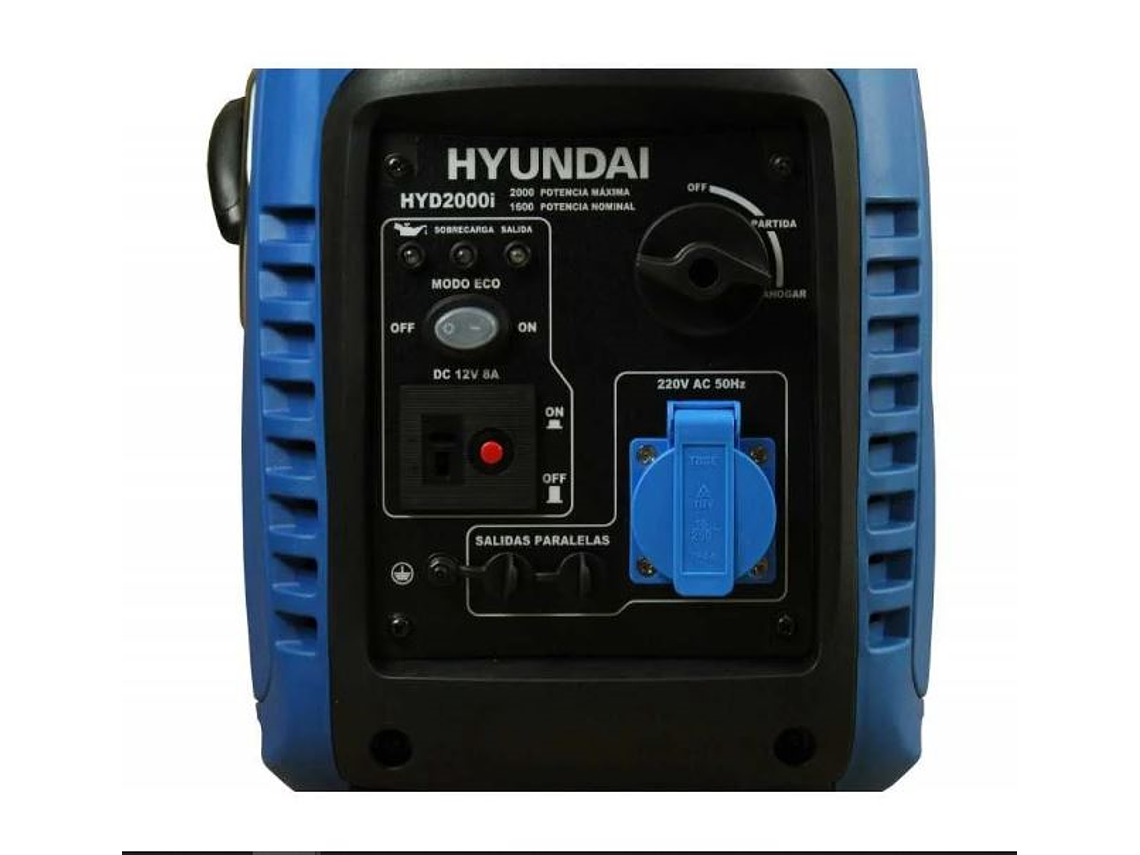 GENERADOR INVERTER DIGITAL HYUNDAI GASOLINA 1.6/2.0KW 3