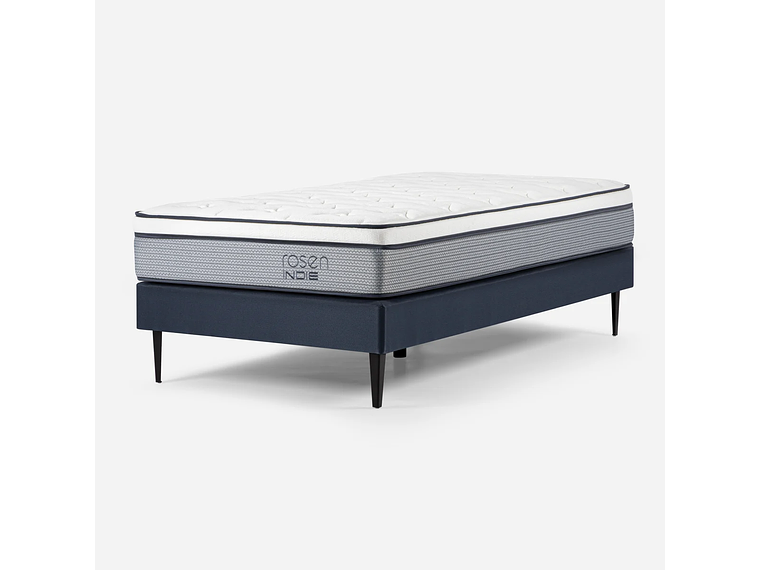 CAMA EUROPEA ROSEN INDIE 1 PLAZA PATA METALICA 90 X 200 CM 6