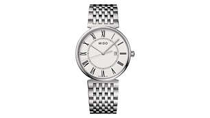 RELOJ MIDO DORADA ACERO EN COLOR BLANCO