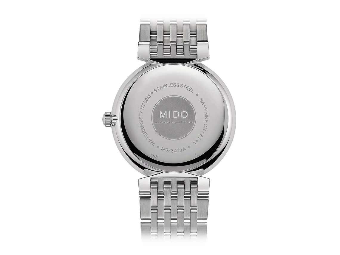 RELOJ MIDO DORADA ACERO EN COLOR BLANCO 3