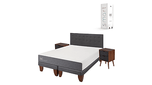 JUEGO DE DORMITORIO CIC CAMA EUROPEA SMART KING + SET EUFRATES