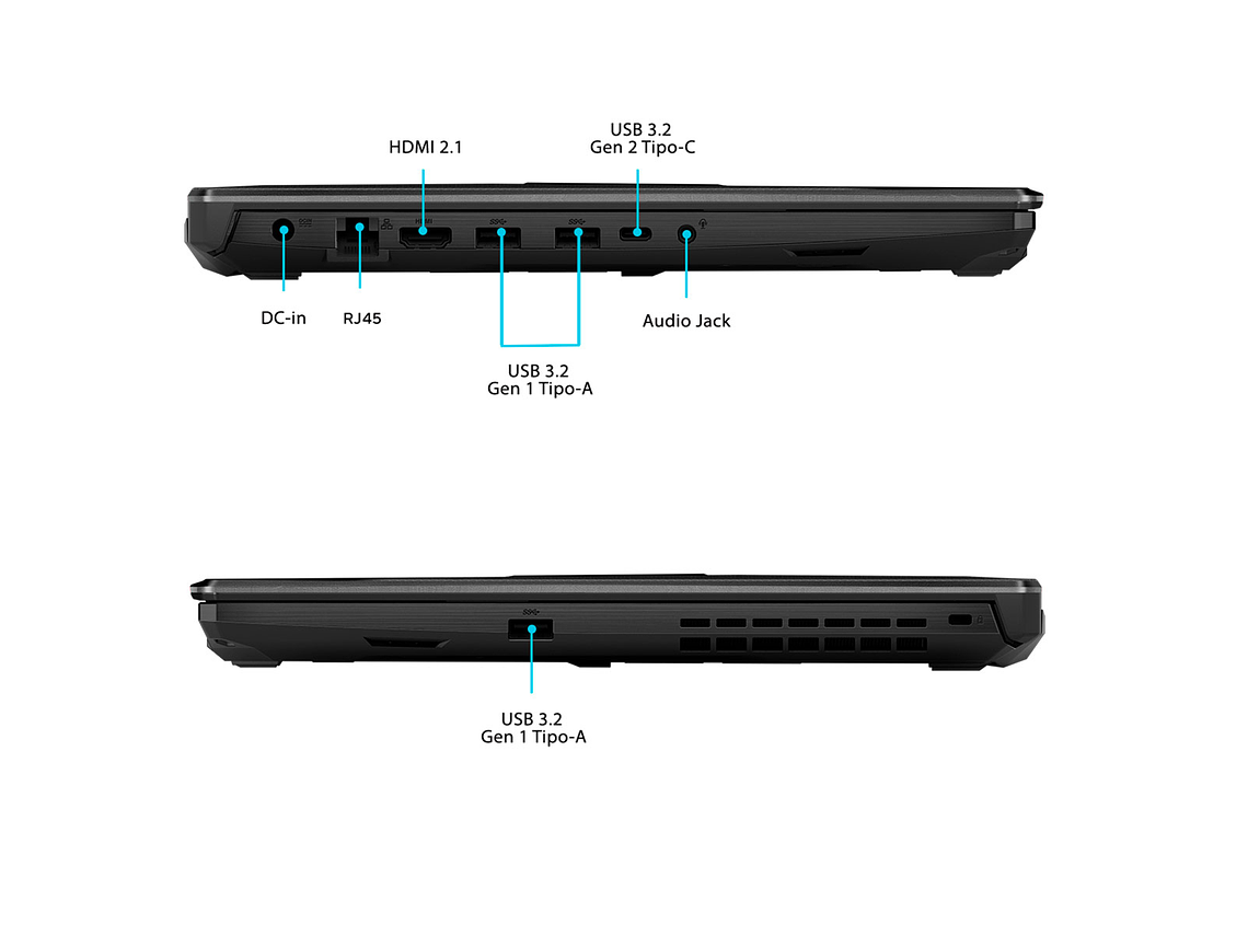 NOTEBOOK GAMER ASUS TUF A 15 FA506NCG-HN196W AMD RYZEN 7 16GB RAM 512GB SSD NVIDIA RTX 3050 15.6” 2
