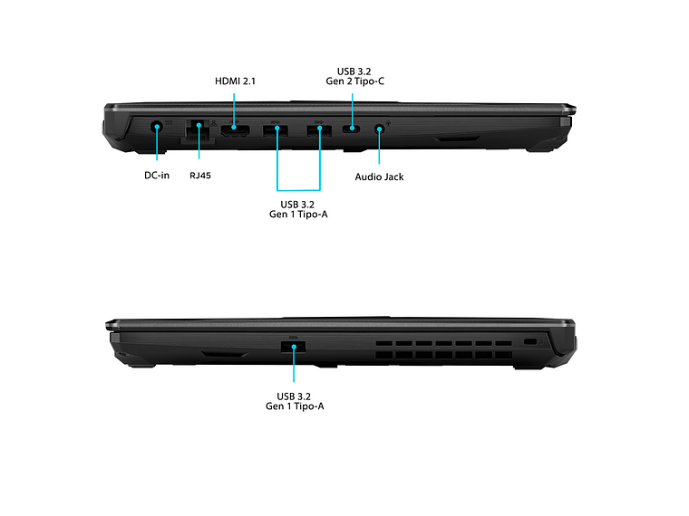 NOTEBOOK GAMER ASUS TUF A 15 FA506NCG-HN196W AMD RYZEN 7 16GB RAM 512GB SSD NVIDIA RTX 3050 15.6” 2
