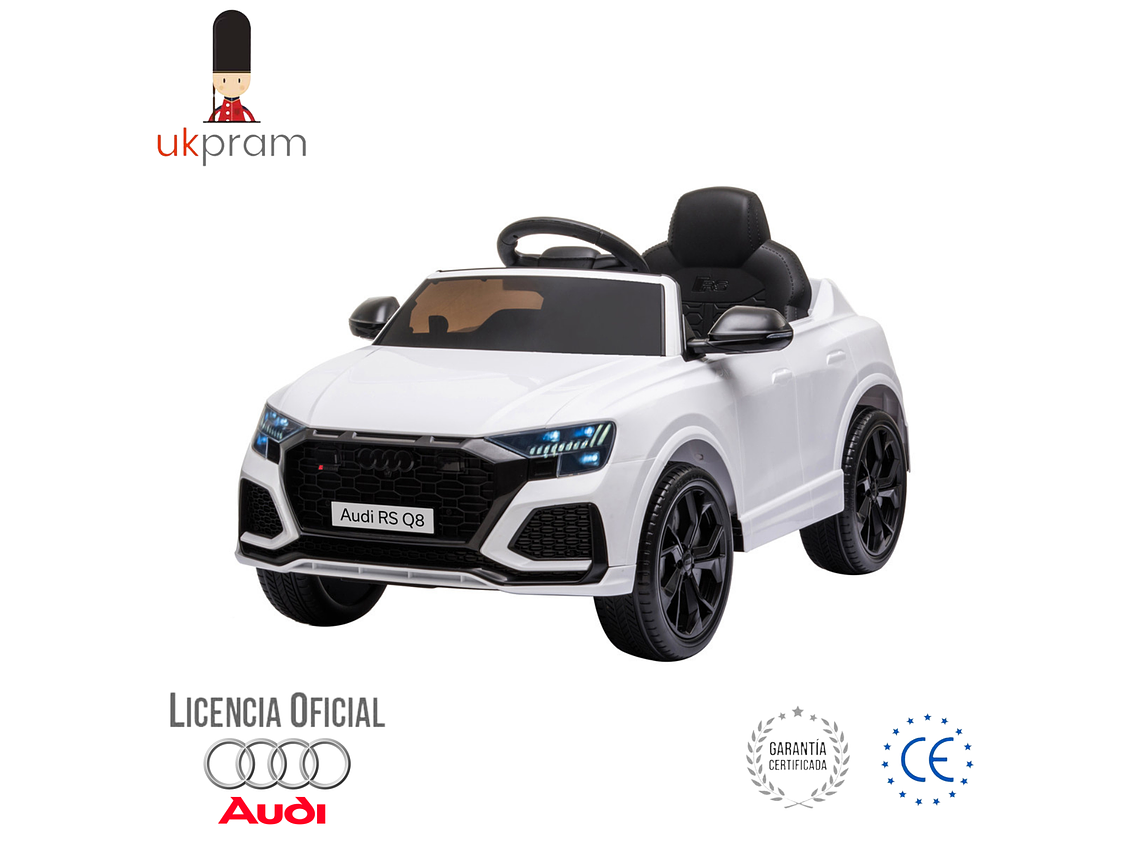 AUTO A BATERIA AUDI RS Q8 COLOR BLANCO 1