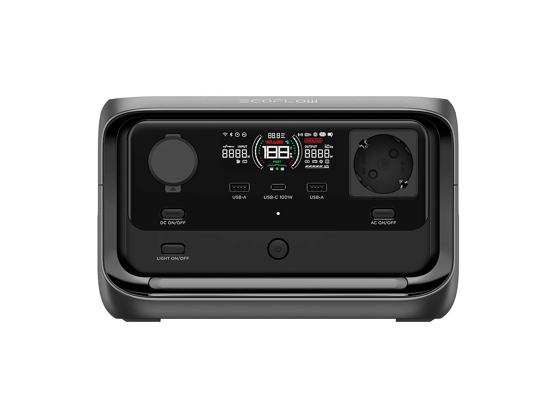 GENERADOR ECOFLOW RIVER 3 PLUS 600W 286WH 1