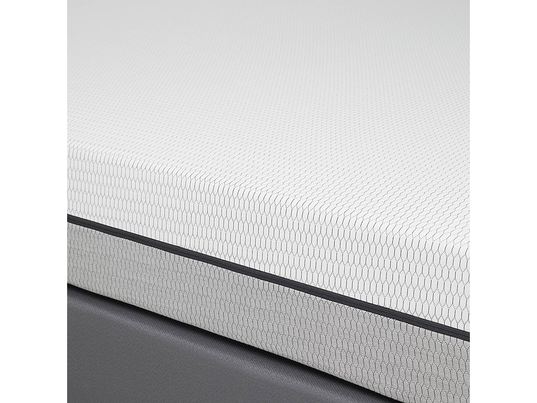 CAMA EUROPEA PRATTA 1 PLAZA PATA MADERA + RESPALDO + VELADOR 7