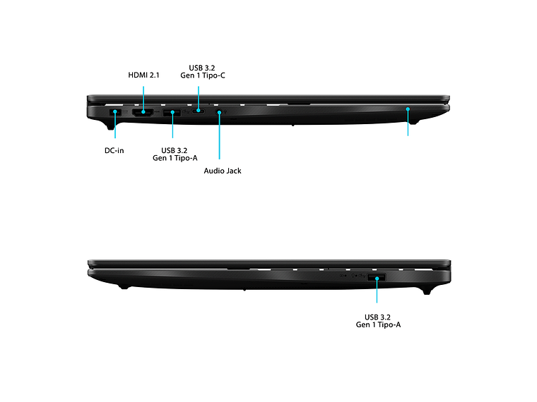 NOTEBOOK ASUS VIVOBOOK 16 INTEL 5 16GB 512GB SSD RTX 3050 16' 3