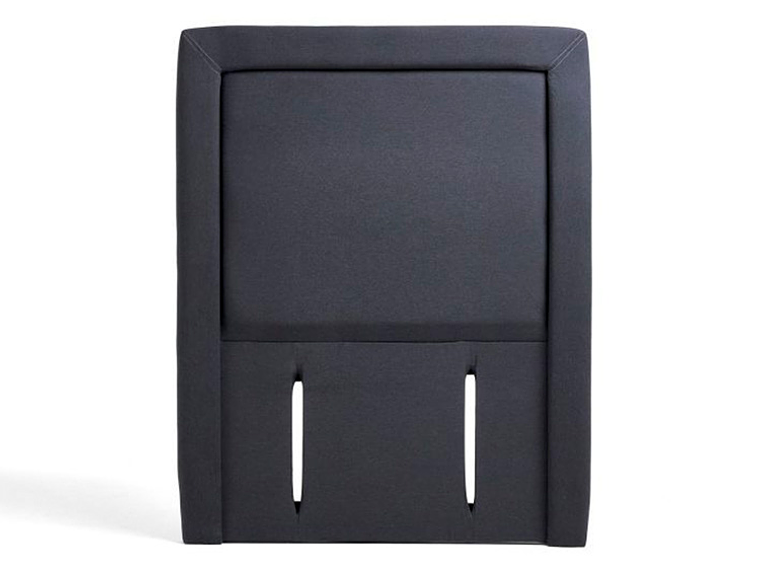 JUEGO DE DORMITORIO DRIMKIP CAMA AMERICANA DUO POCKET 1 PLAZA GRIS + RESPALDO + TOPPER 4