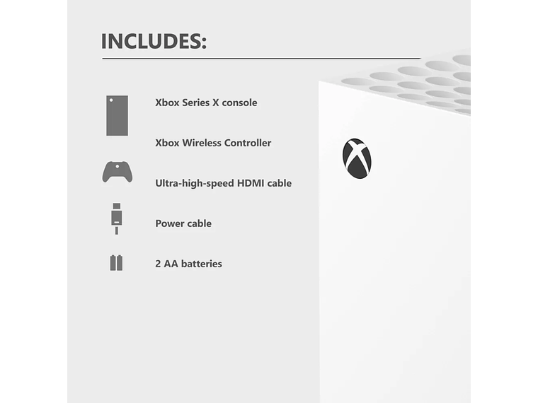 CONSOLA XBOX SERIES X 1TB SSD EDICIÓN DIGITAL BLANCO 2
