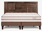 JUEGO DE DORMITORIO ROSEN CAMA EUROPEA AUTONOMY LAND KING CAFÉ + RESPALDO DOLCE - Miniatura 1