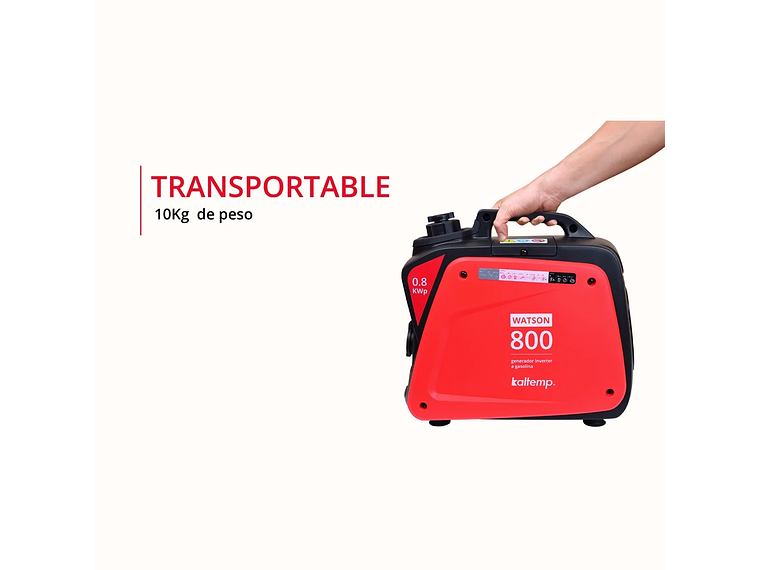 GENERADOR INVERTER A GASOLINA WATSON 800W 5