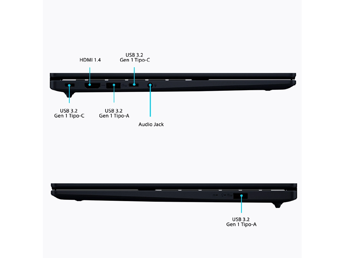 NOTEBOOK ASUS VIVOBOOK 14 M1407KA-LY092W AMD RYZEN AI 7 16GB RAM 512GB SSD 14” 2