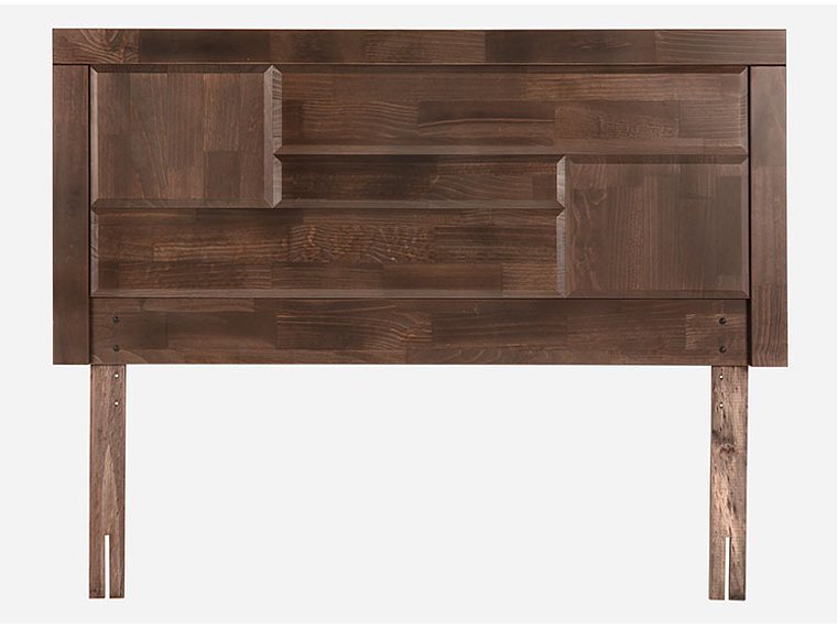 JUEGO DE DORMITORIO ROSEN CAMA EUROPEA AUTONOMY LAND KING CAFÉ + RESPALDO DOLCE 3